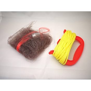 Amazon | MARUSHINGYOGU(マルシン漁具) DRAGON カニ網 ブラウン